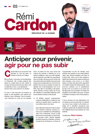 Rémi CARDON - Lettre information N3